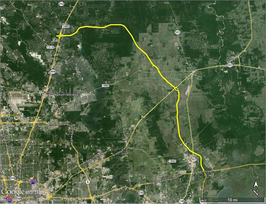 Grand Parkway Map Overview Image