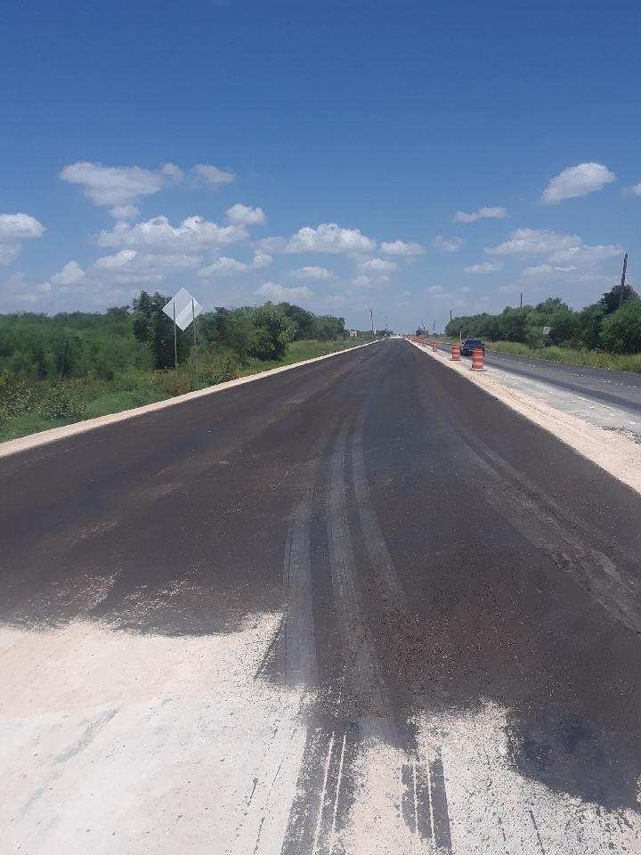 State Highway 186 During Construction in Texas