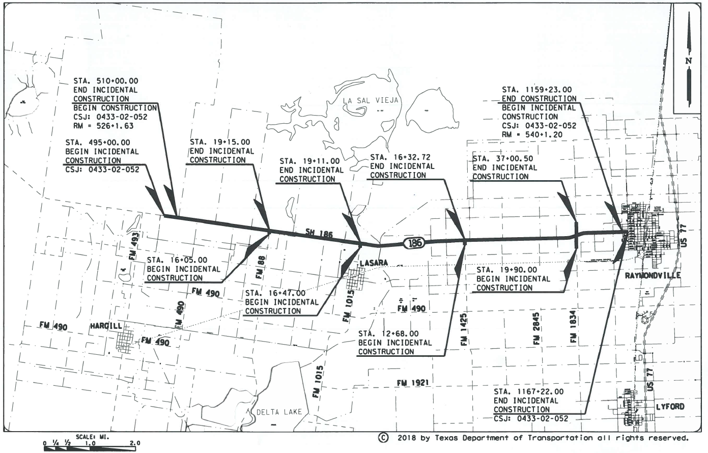 SH 186, TxDOT Plan