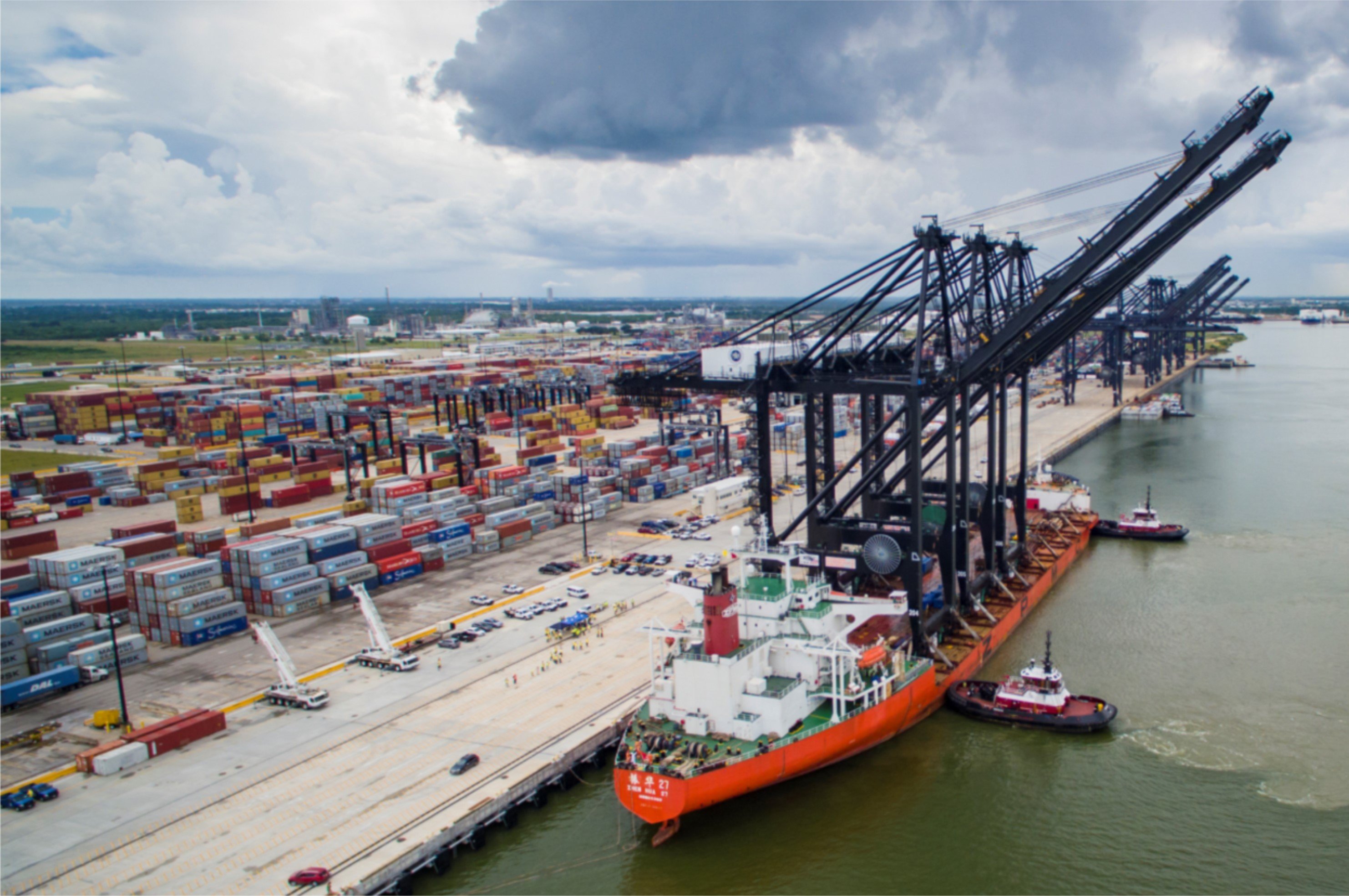 New Wharf 7 at Bayport Container Terminal, Port Houston